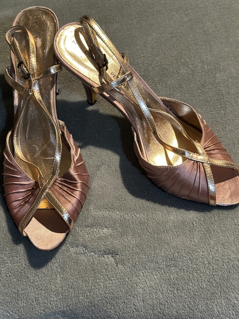Dorothy Perkins Blush Open-Toe Slingback Heels